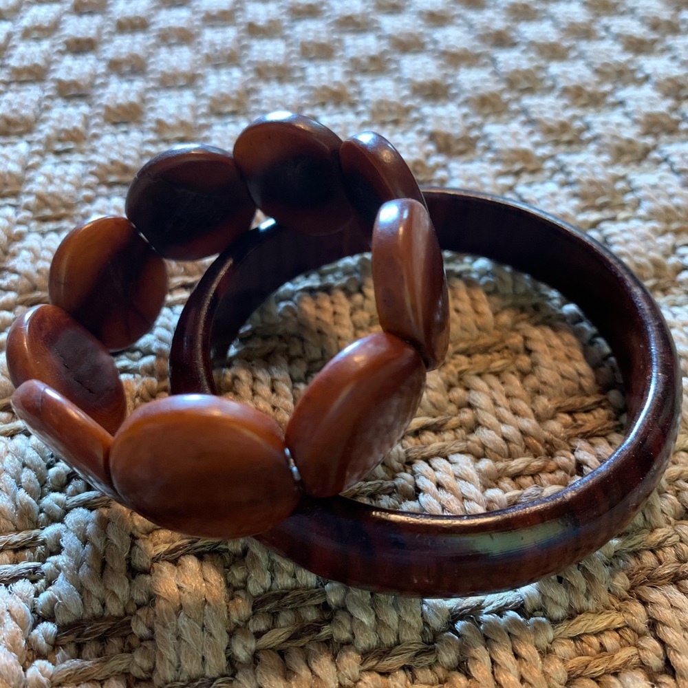 3 stacking boho bracelets - Picture 3 of 4
